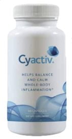 Cyactive helps balance and calm whole-body inflammation